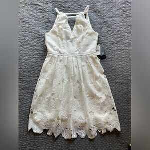 NWT Adrianna Papell Cecelia lace fit & flare Size 8